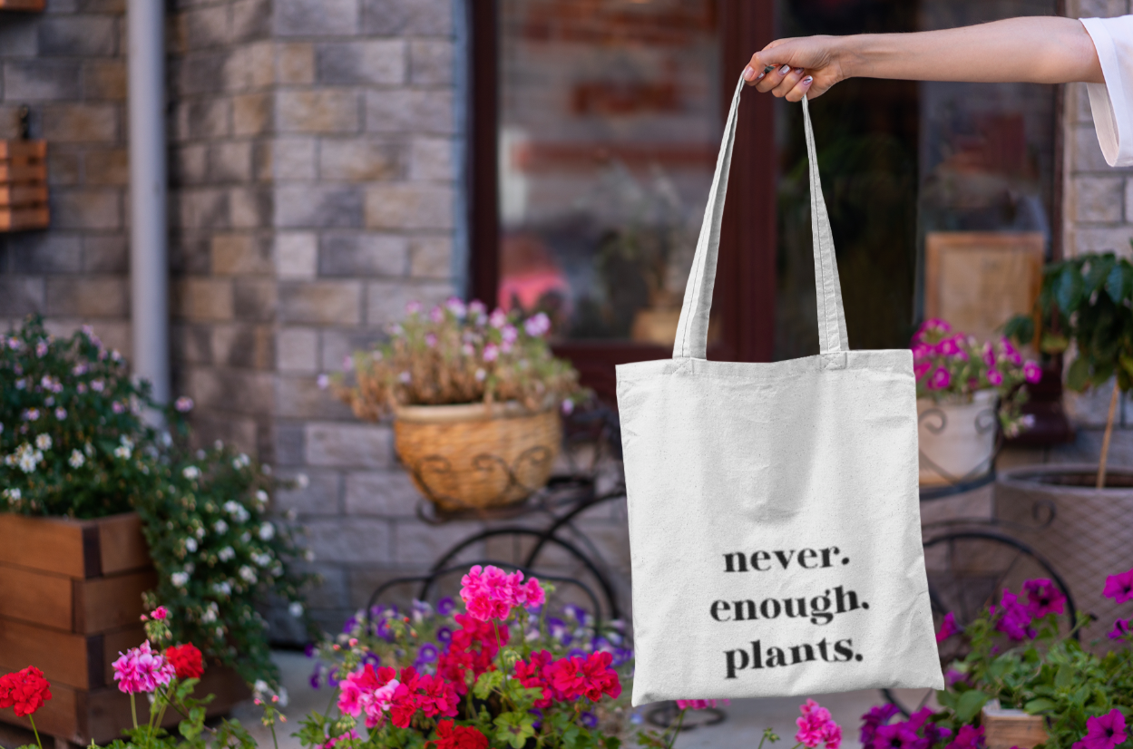 Plant lover tote bag