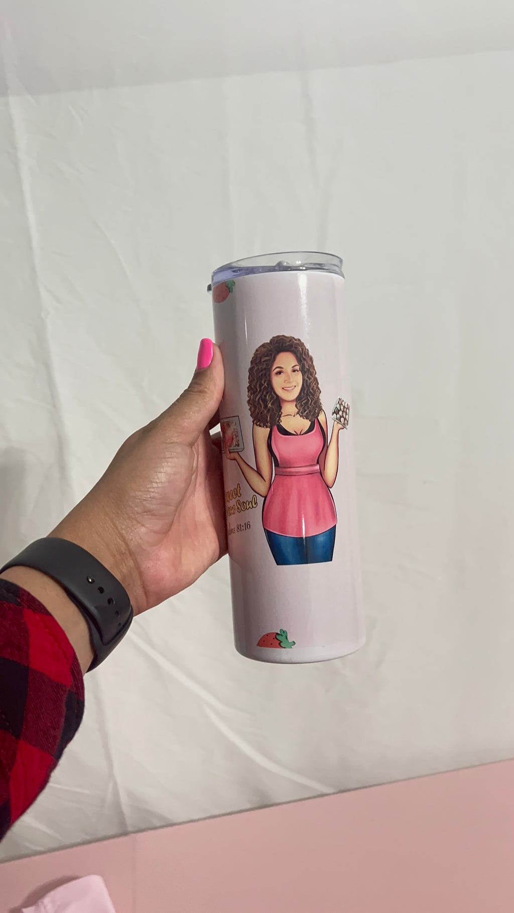 Custom Business Tumbler with QR code