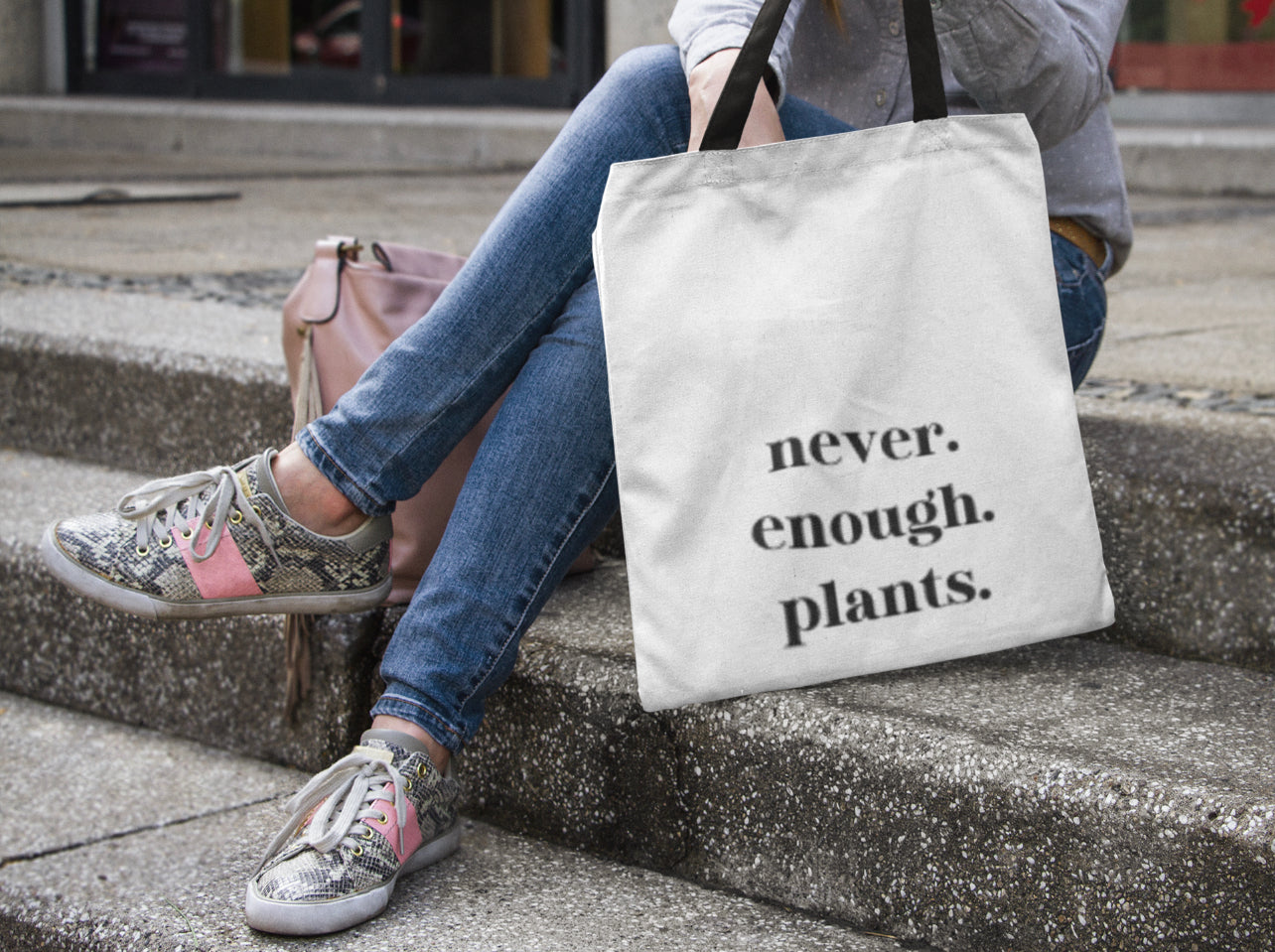 Plant lover tote bag