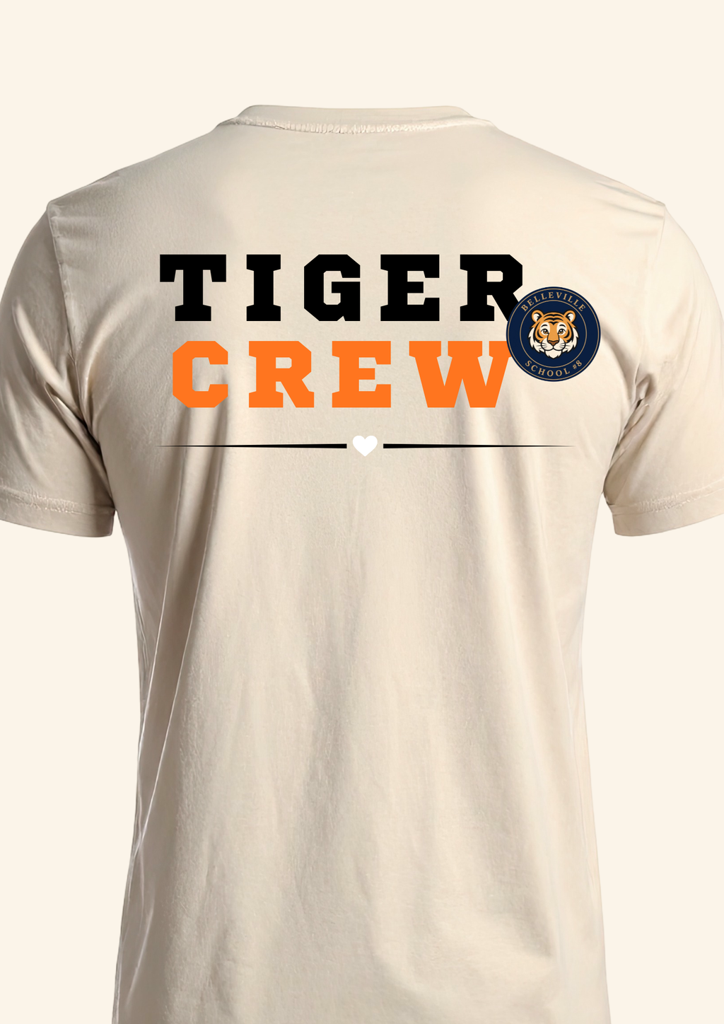 Belleville Spirit Wear - Tiger Crew Shirt