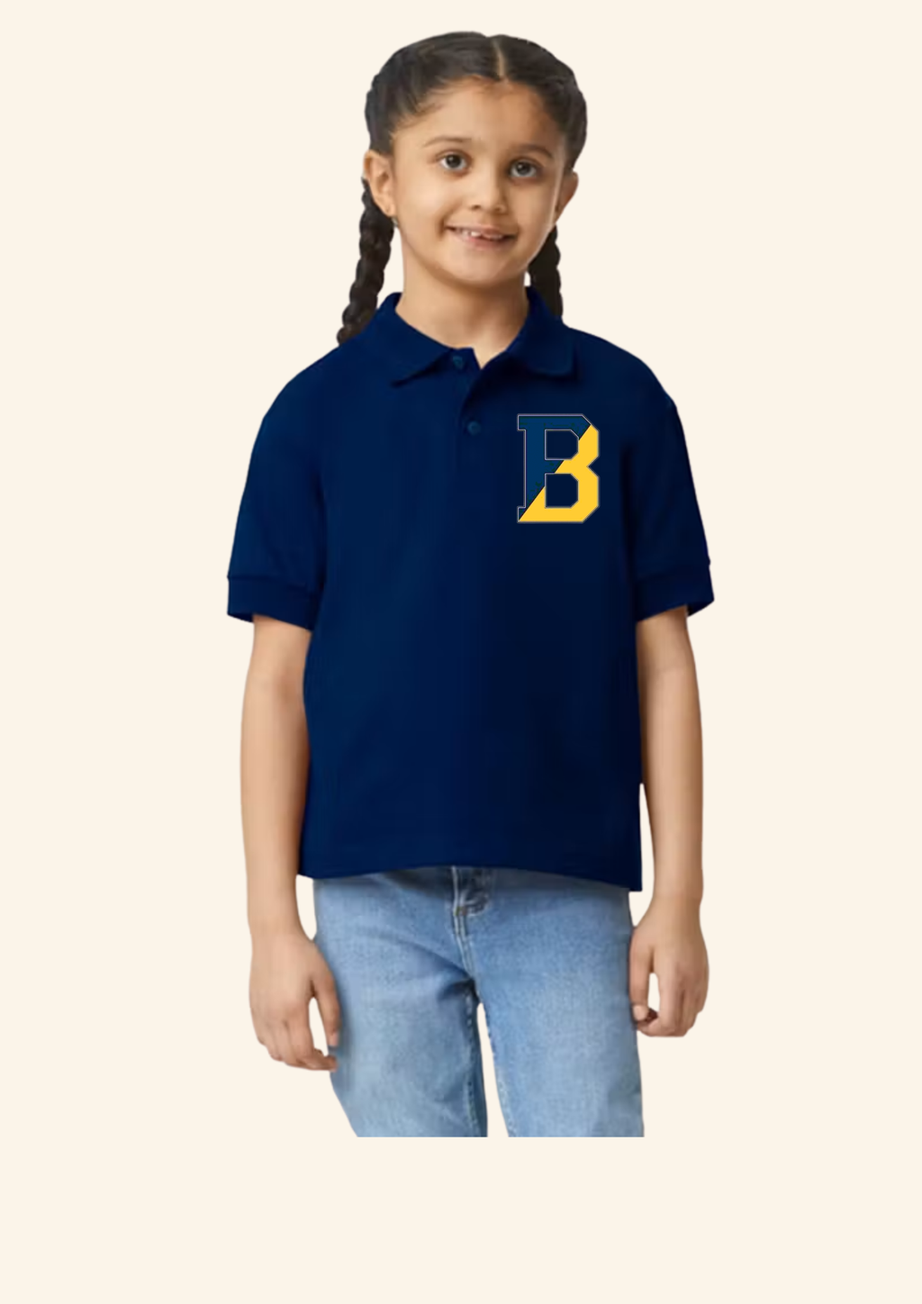 Embroidered School Polo