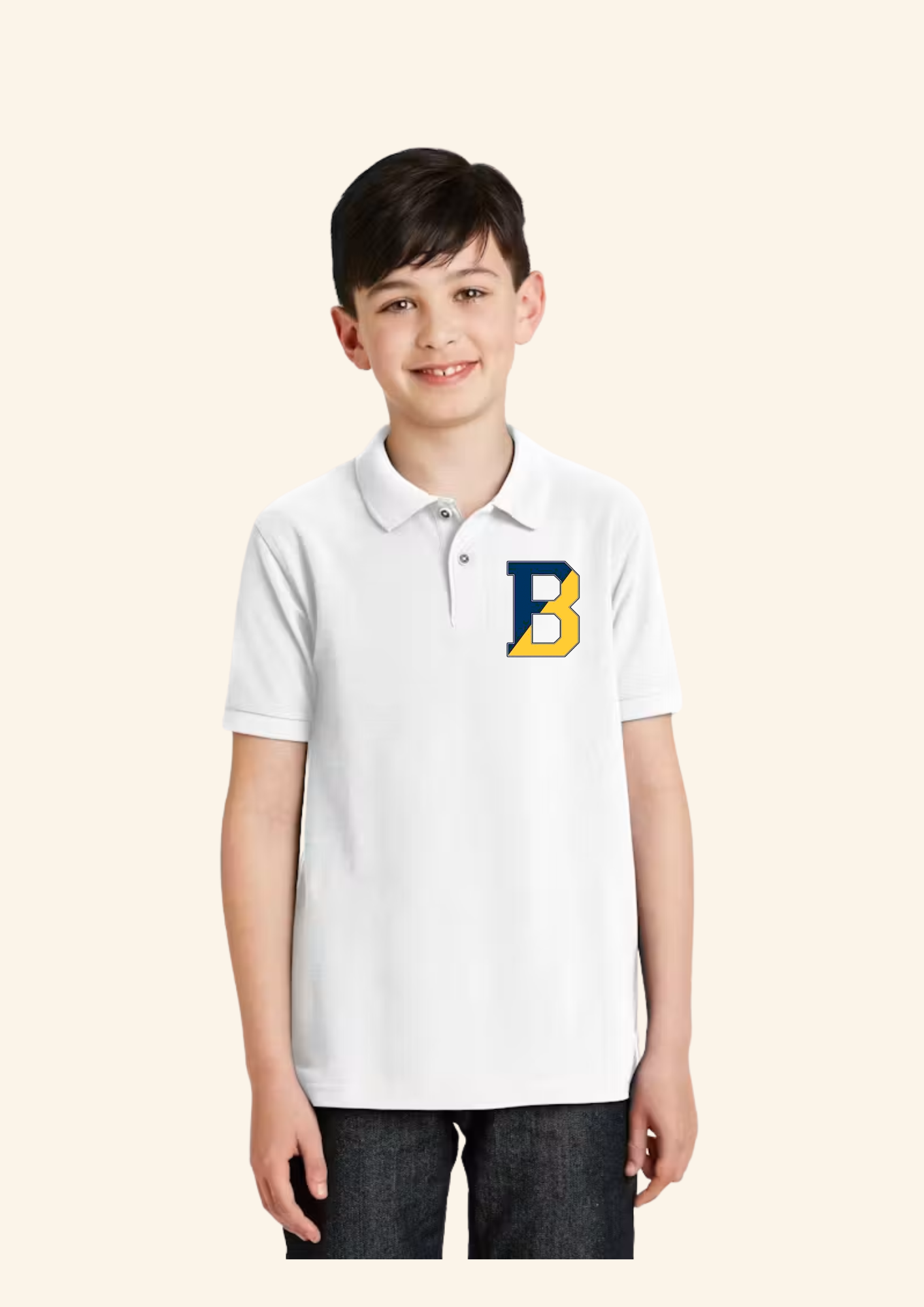 Embroidered School Polo