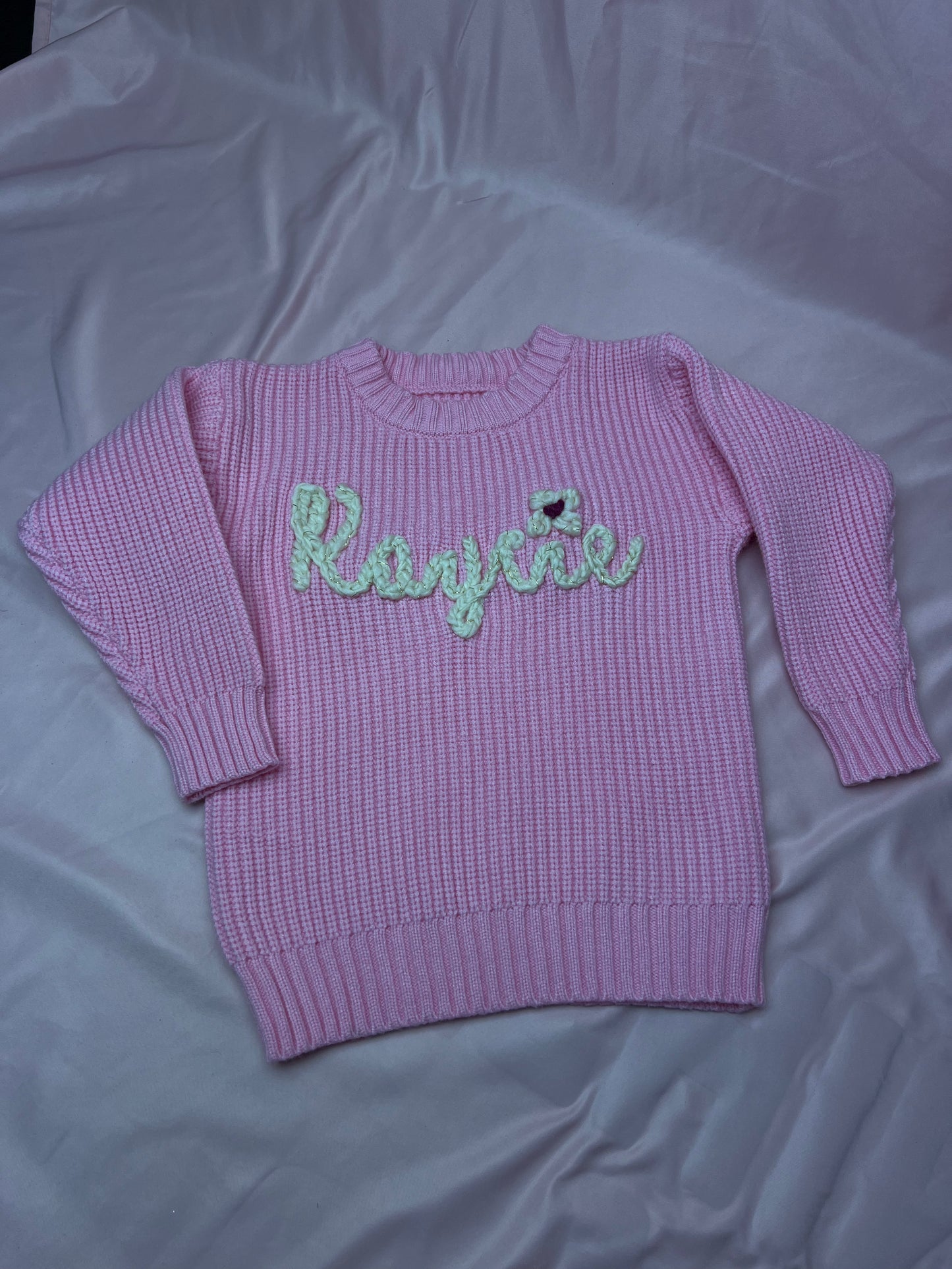 Baby/Toddler Crochet Name Sweater