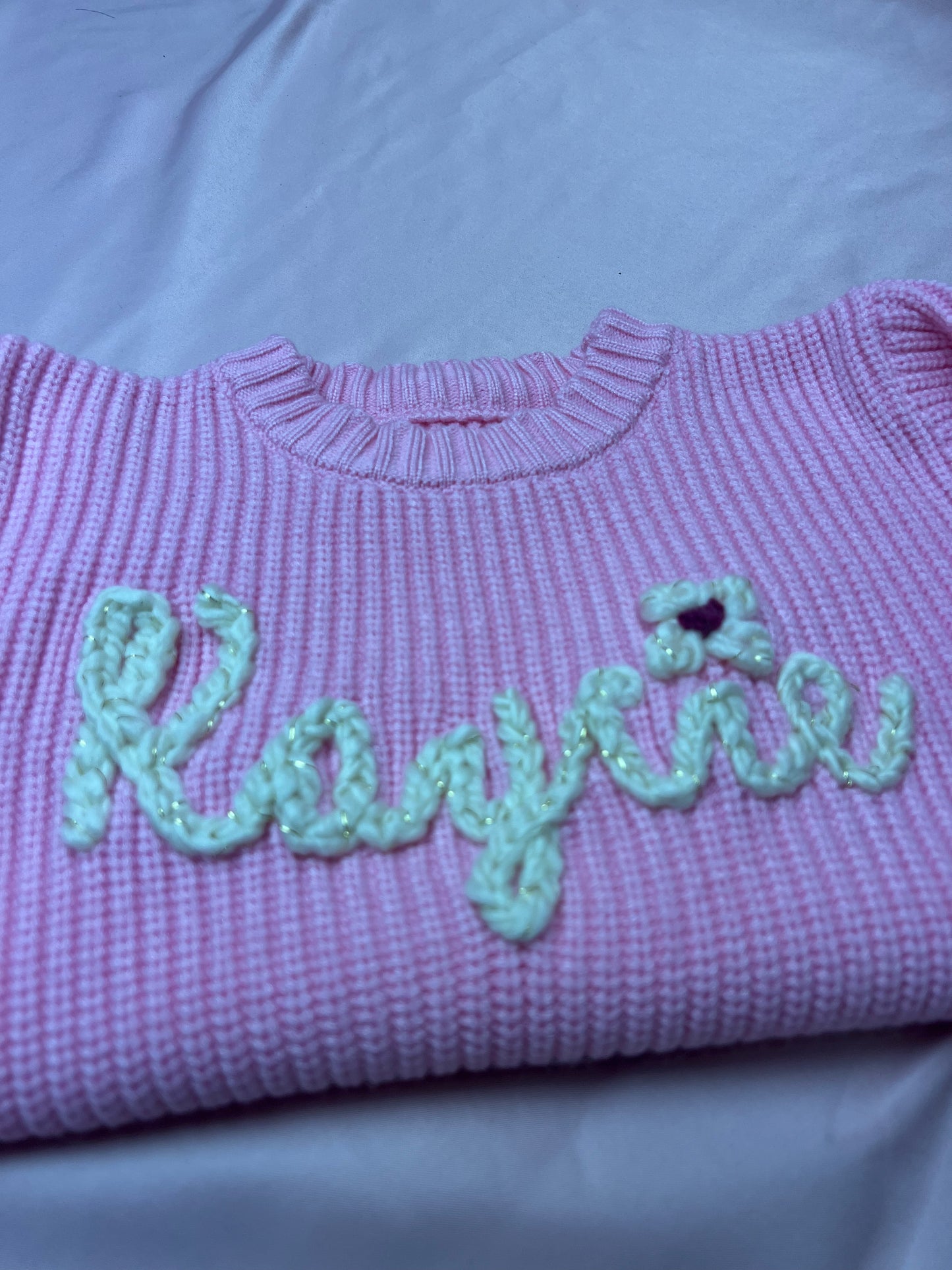 Baby/Toddler Crochet Name Sweater