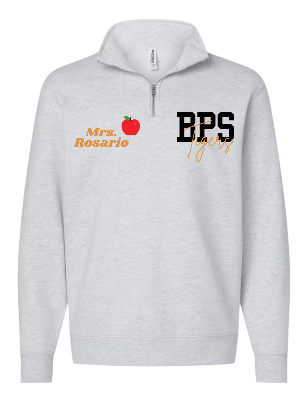 Embroidered Teacher Quarter Zip up