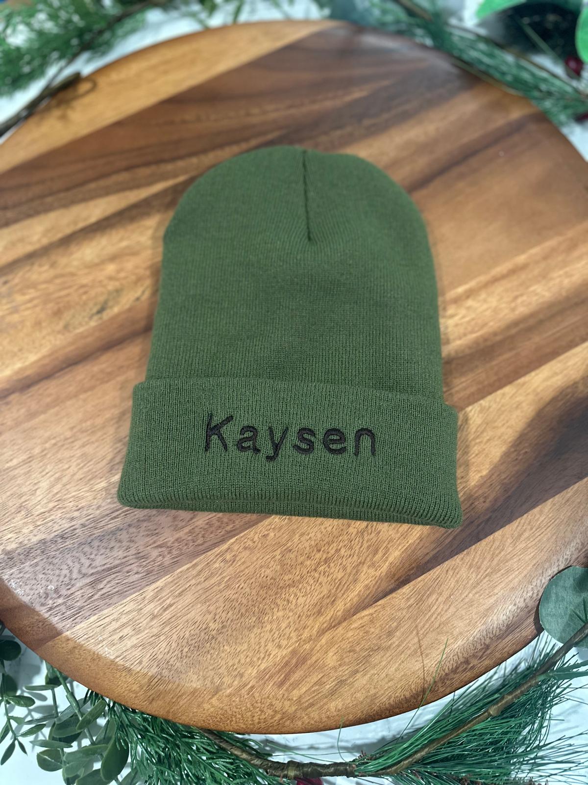 Custom Embroidered Beanie