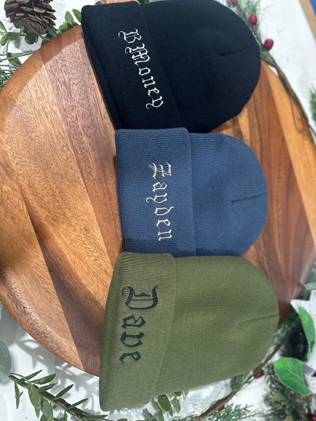 Custom Embroidered Beanie