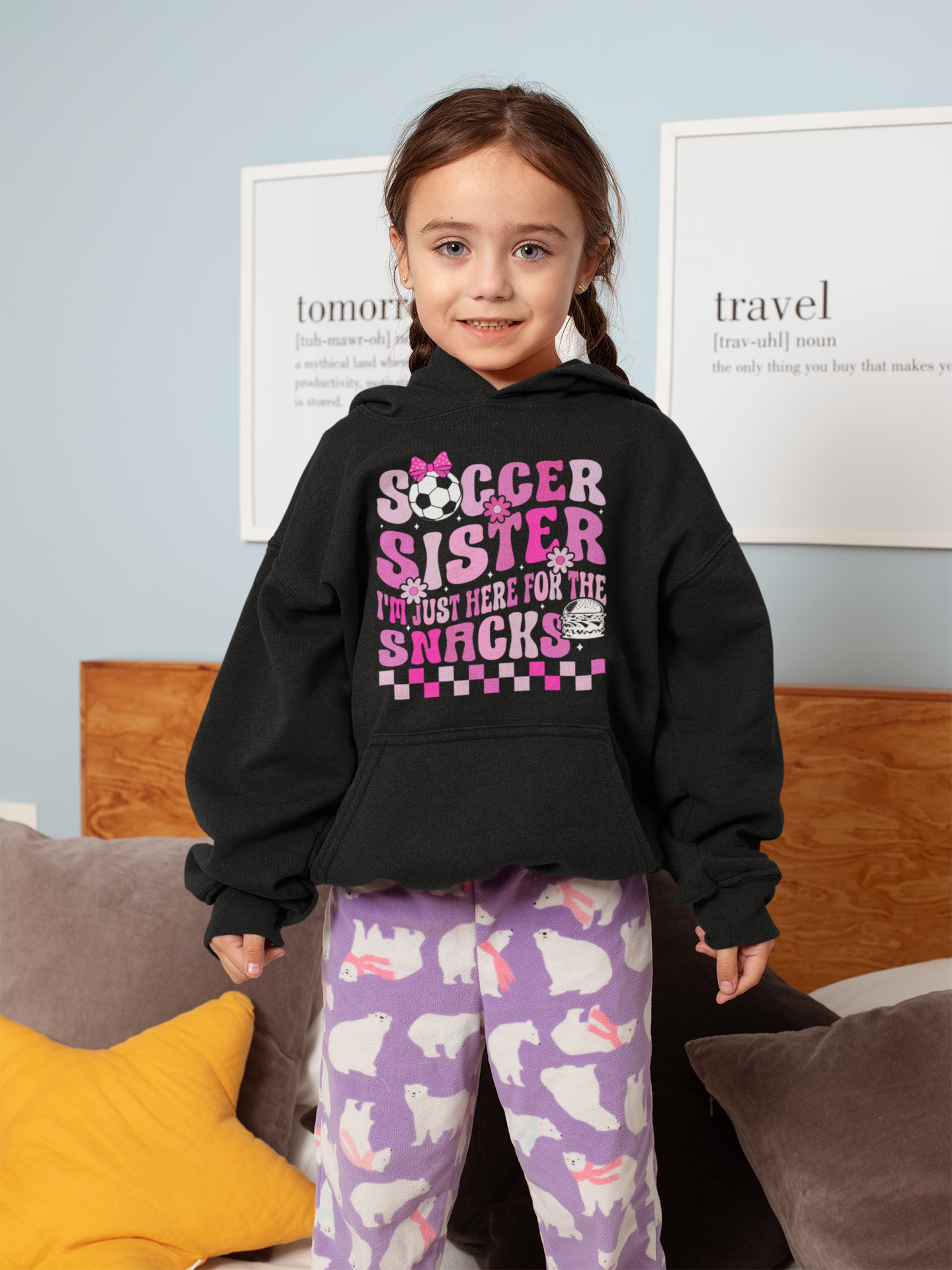 Little Sister Funny Fan Hoodie