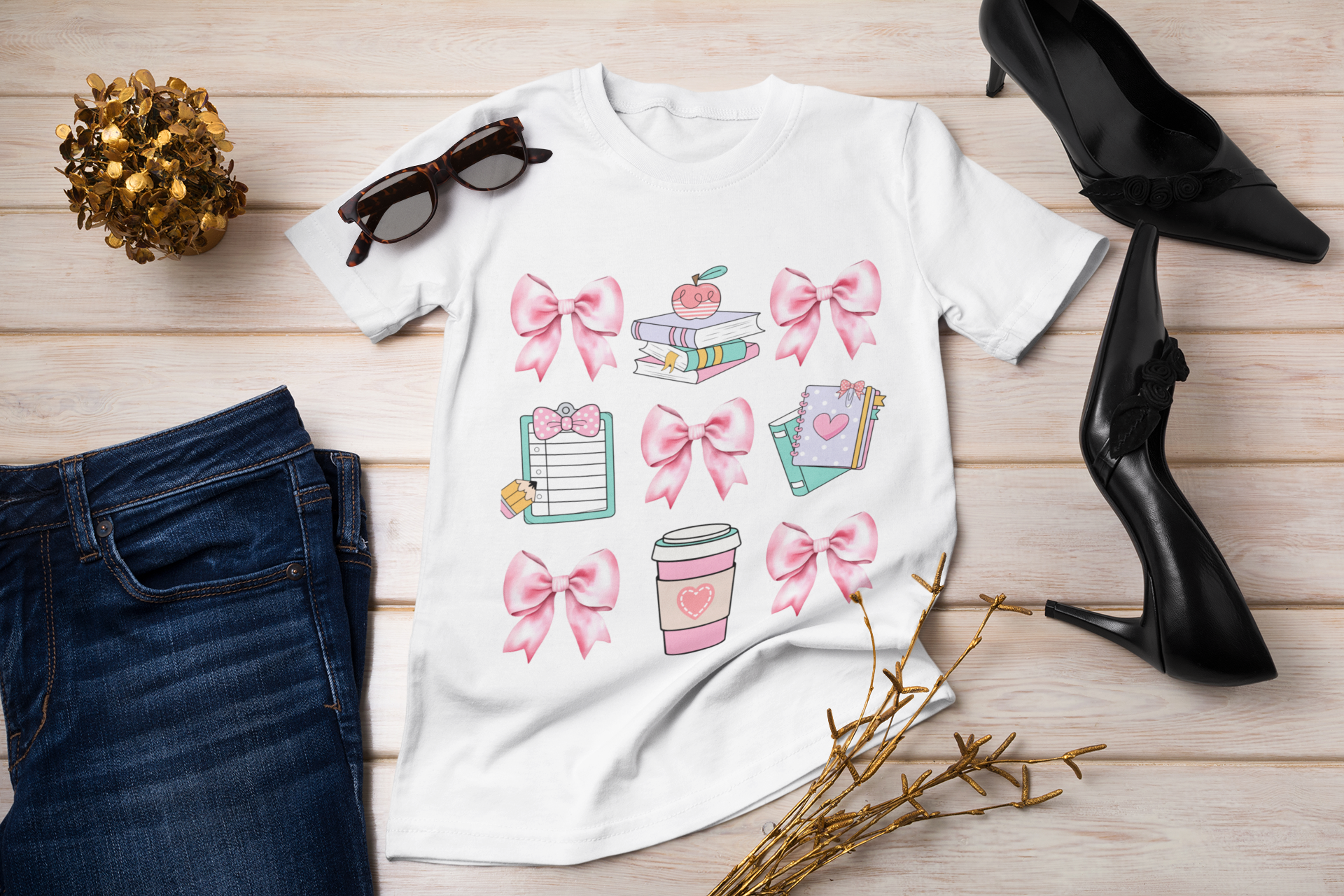 Coquette School Shirt, Back To School Shirt,Teacher Coquette Pink Bow Shirt, First Day of School, Elementary School Shirt, Cute Teacher Gift
