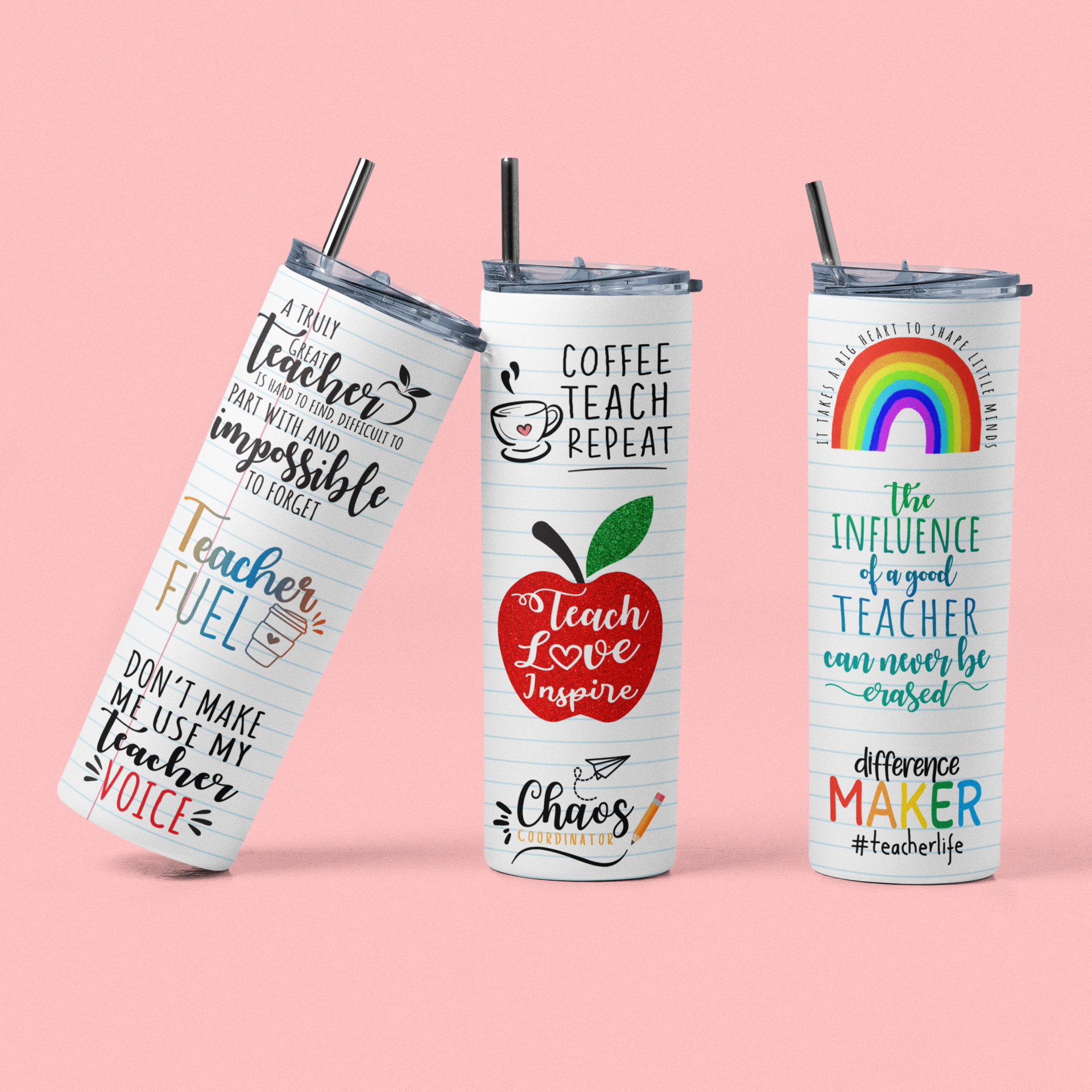 Teachers Skinny Tumbler