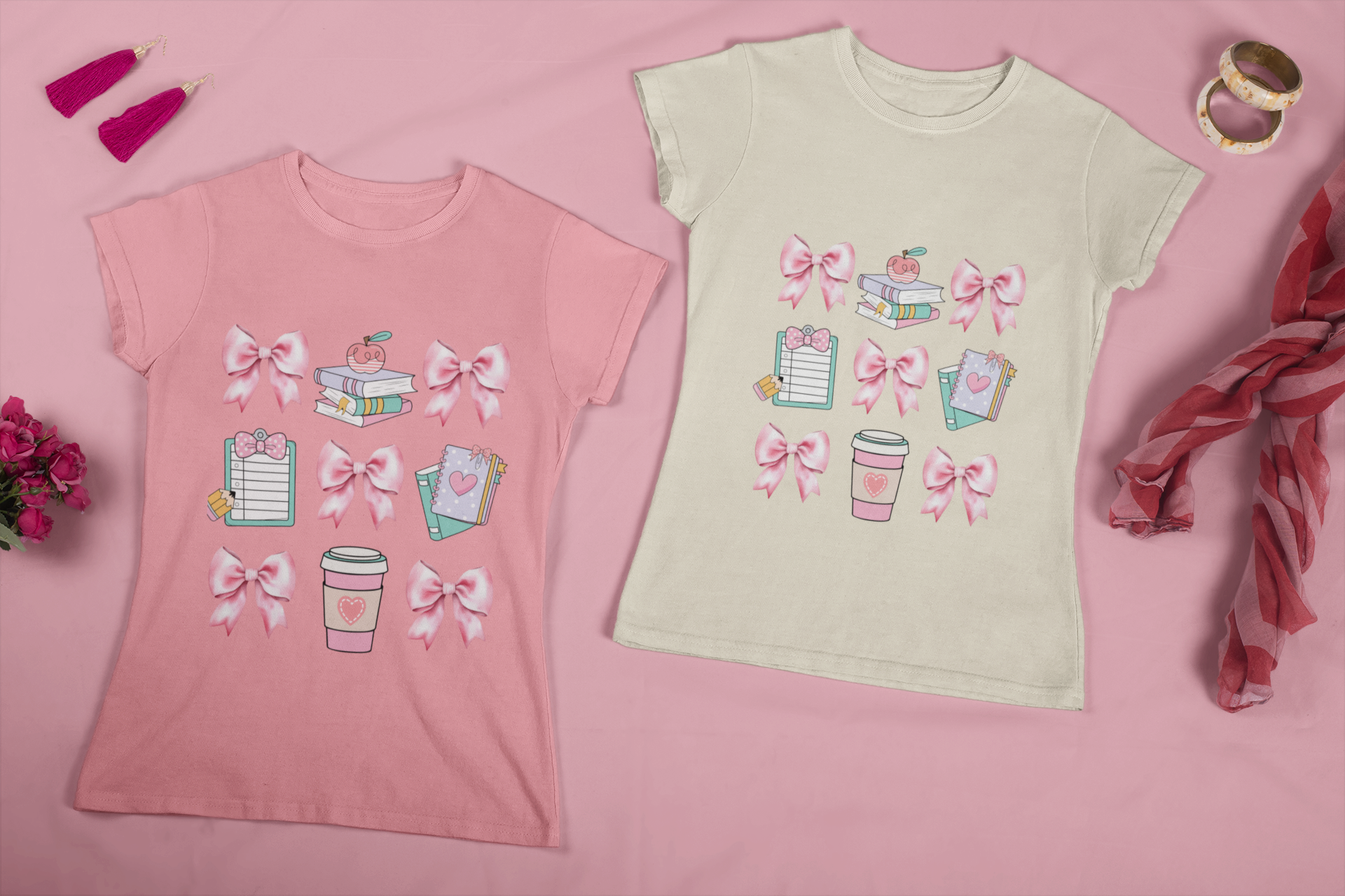 Coquette School Shirt, Back To School Shirt,Teacher Coquette Pink Bow Shirt, First Day of School, Elementary School Shirt, Cute Teacher Gift