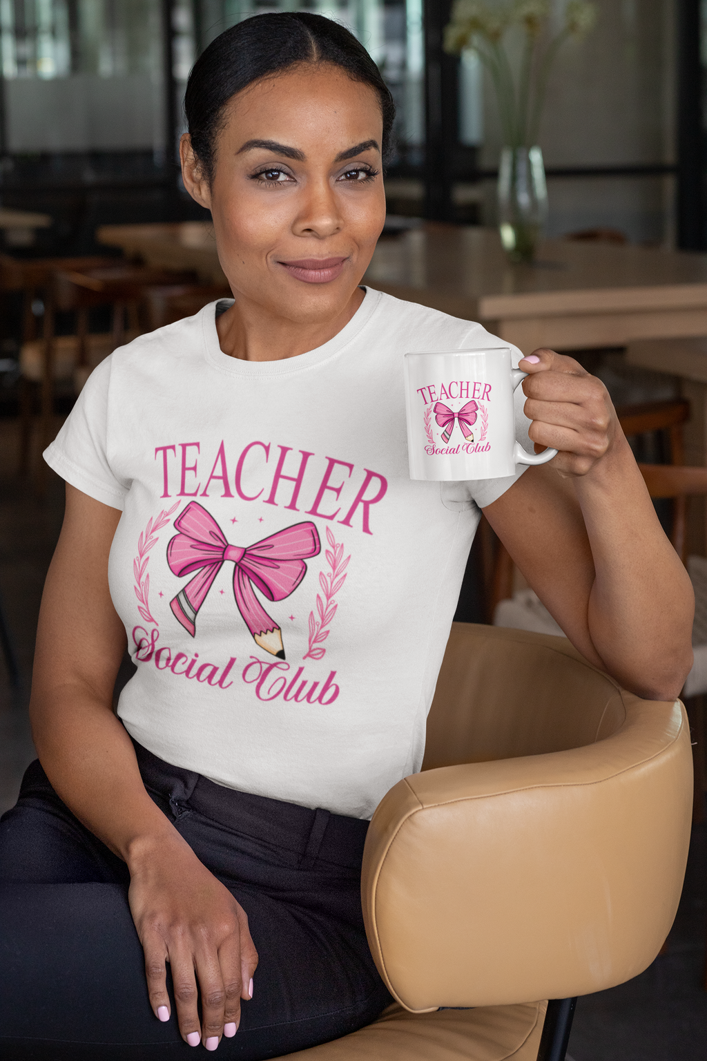 Coquette Teacher Pink Bow Shirt, Teacher Shirt, Back to School Shirt, Gift for Teacher, Teacher appreciation Shirt and gift